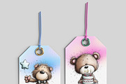 21 Teddy Bear Birthday Party Clipart, a Graphic by one-touch (Thumbnail 4 of 18)