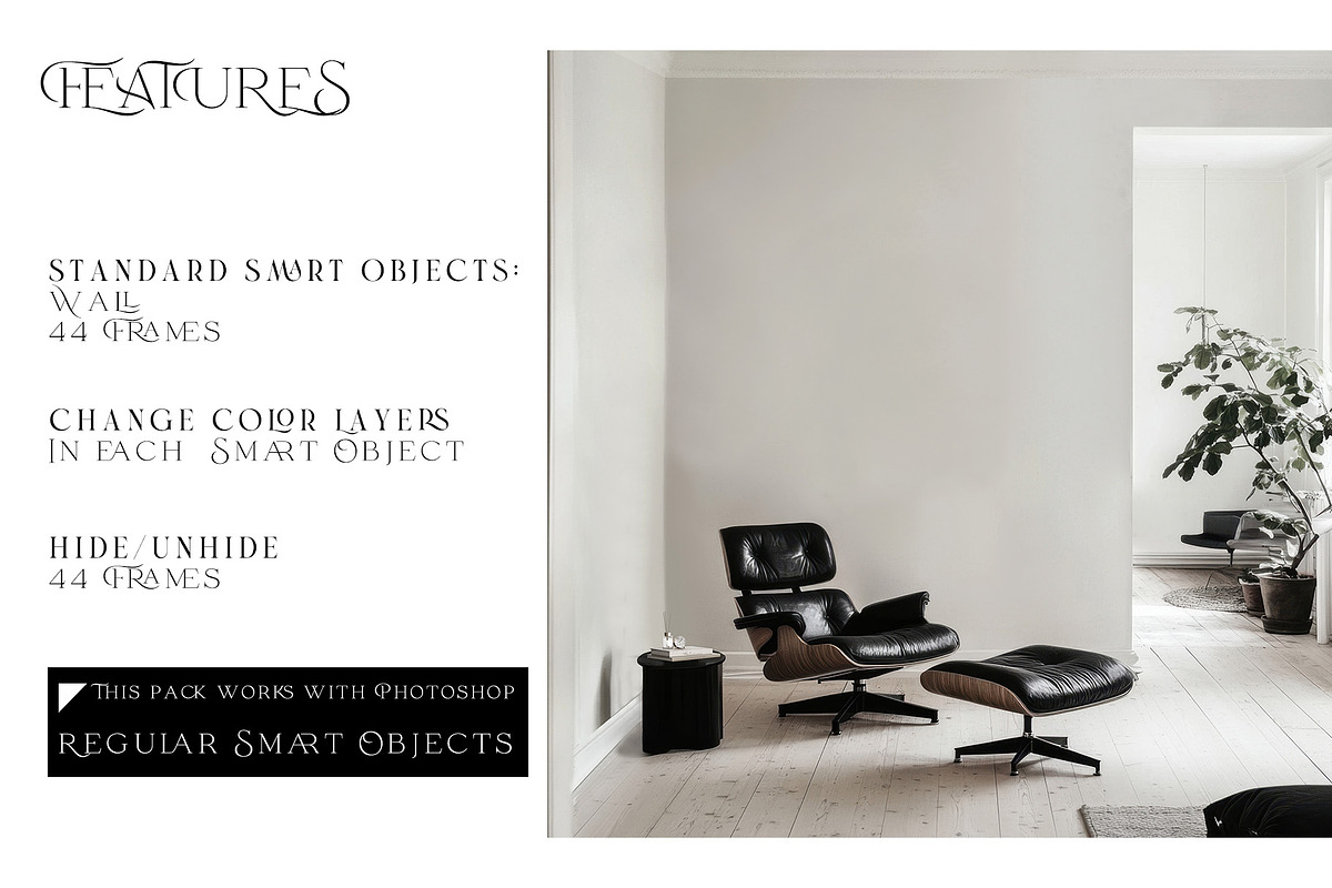 44 Frames and Wallpaper Mockup, a Product Mockup by mock-ups