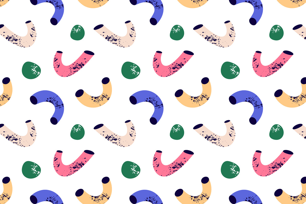 Abstract shape seamless patterns set, a Pattern Graphic by Good Studio (Photo 7 of 14)