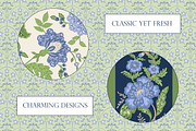 Blue and Green Boho Indian Patterns, a Pattern Graphic by RachelStudio (Thumbnail 6 of 10)