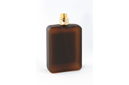 Brown Matte Bottle of Perfume for, a Background Photo by InfinitumProdux