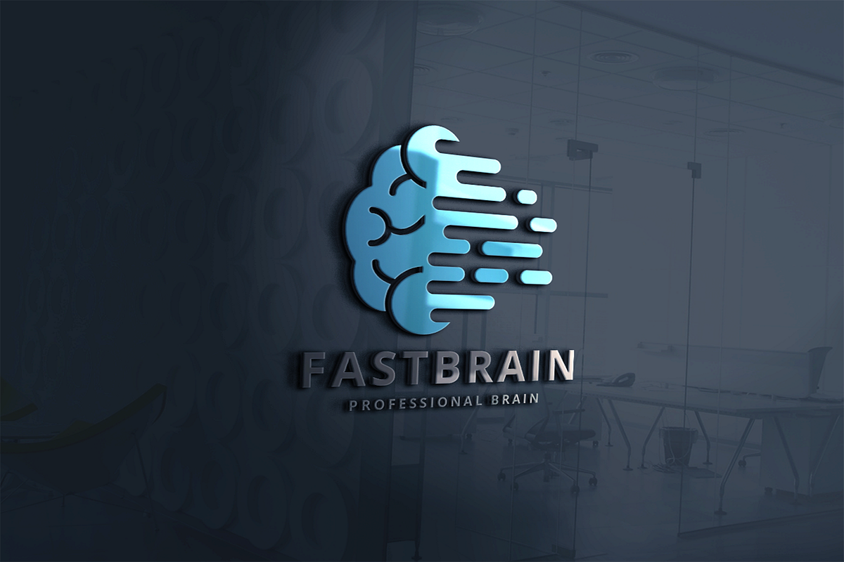 Fast Brain Logo, a Branding & Logo Template by Design_Planet
