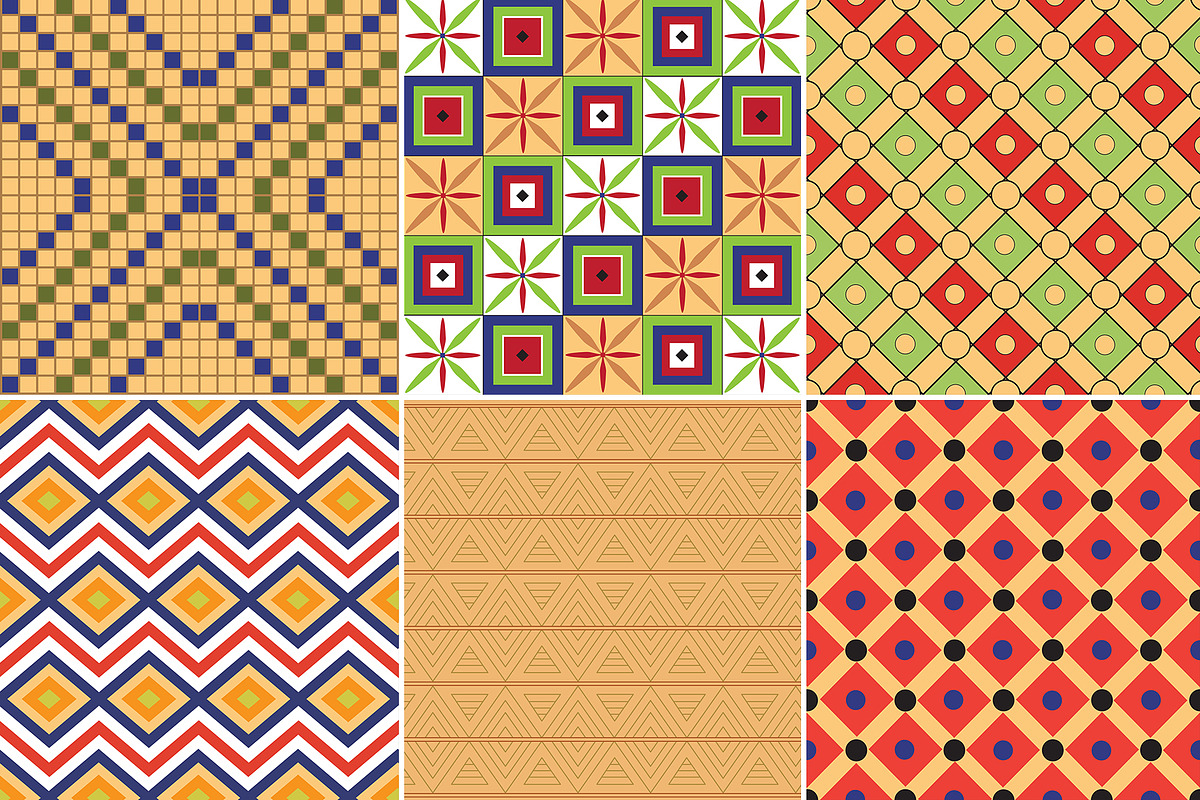 24 Egypt Patterns, a Pattern Graphic by Textures & Backgrounds