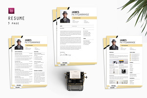 James Photographer Resume Designer