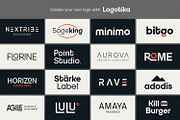 Logotika Font Family, a Sans Serif Font by Asenbayu (Thumbnail 4 of 15)