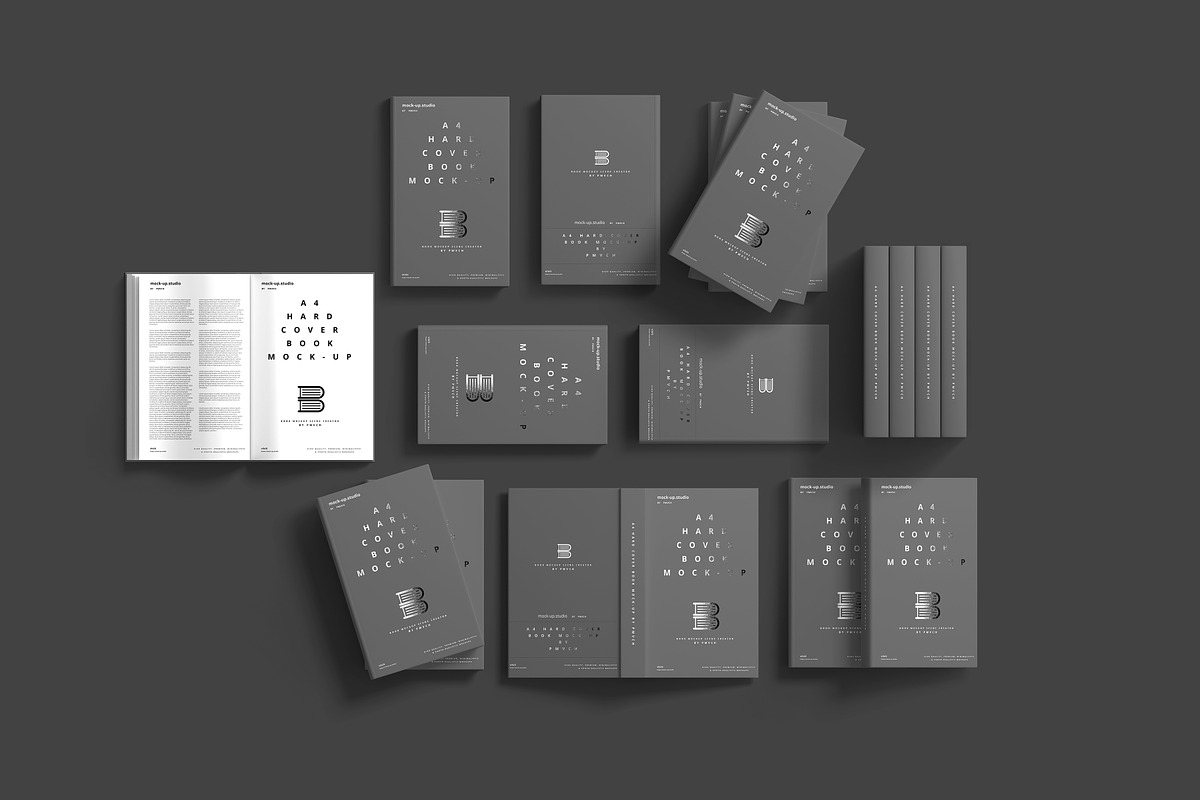 Book Mockup Scene Creator, a Print Template by pmvch (Photo 15 of 16)