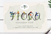 Fiora Monograms, a Script Font by KLUGE+CO (Thumbnail 1 of 6)