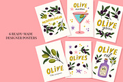 Mediterranean Kitchen – Olives Set, a Food Illustration by Idressart (Thumbnail 5 of 5)