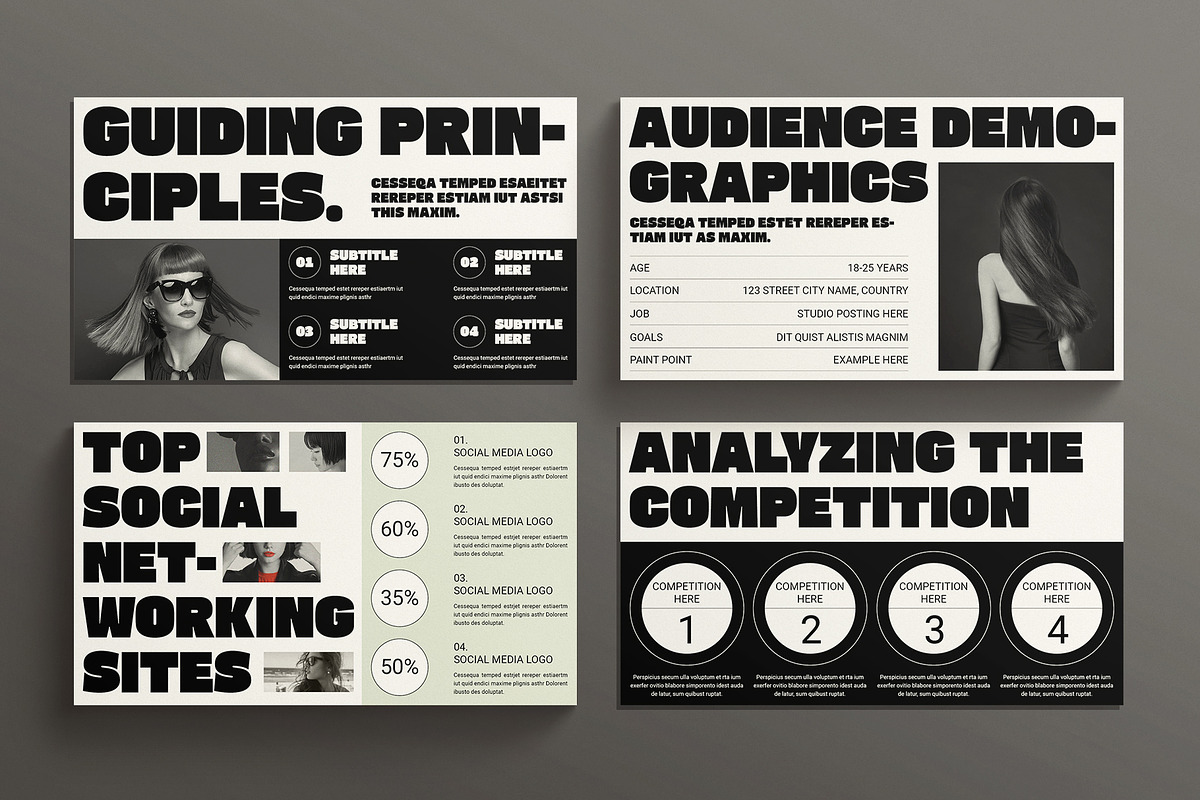 Social Media Strategy Presentation, a Presentation Template by E-Type (Photo 3 of 5)