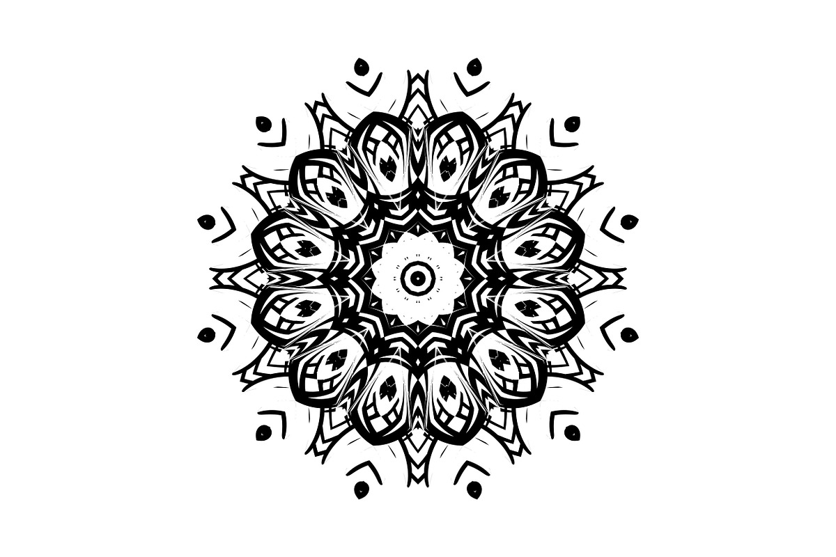 High Quality Mandala Clipart Bundle, a Decorative Illustration by NJ Himel (Photo 17 of 103)