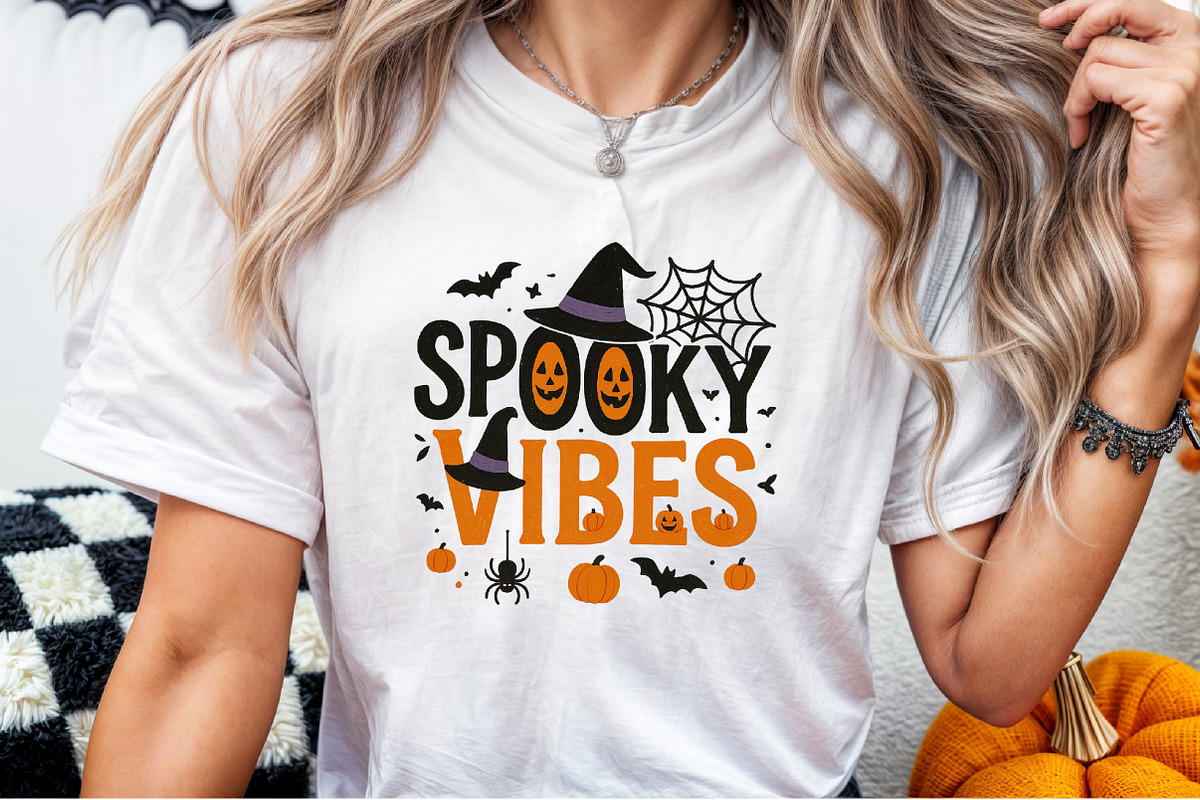 Retro Halloween Spooky Vibes Sublima, an Illustration by Sublimation Artist (Photo 2 of 9)