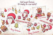 Christmas elements and cards set, an Illustration by Dreaming_Lucy (Thumbnail 4 of 5)