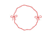 Bow circle coquette frames, an Object Graphic by Elena Pimukova (Thumbnail 4 of 9)