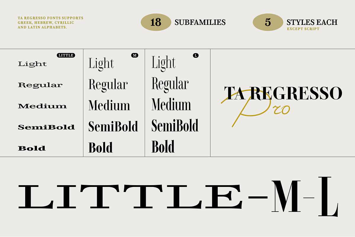 TA Regresso Text, a Serif Font by TAFT Foundry (Photo 21 of 21)