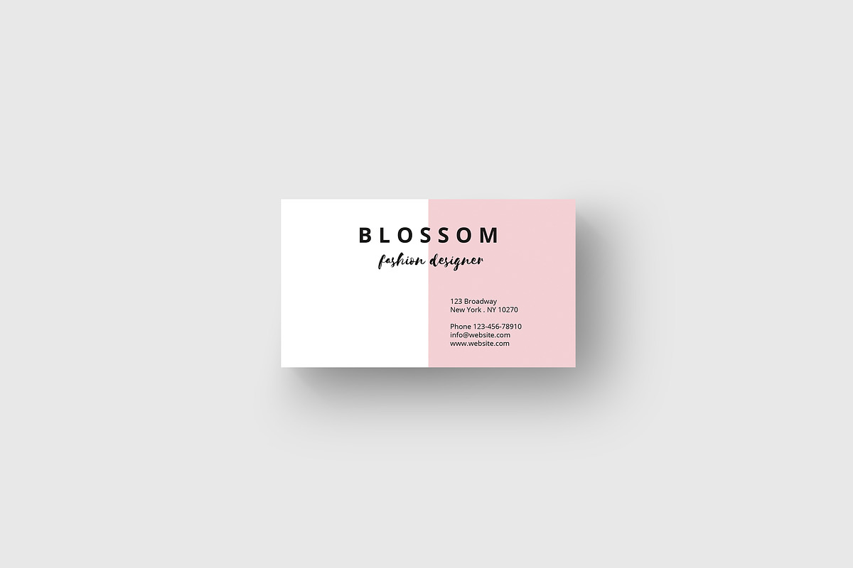Vintage flower business card, a Business Card Template by AgataCreate (Photo 5 of 5)