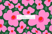 Bold Modern Abstract Floral Pattern, a Pattern Graphic by likorbut (Thumbnail 9 of 11)