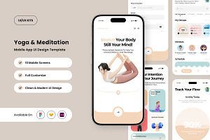 Serenita – Yoga & Meditation App, an App Template by twinstd