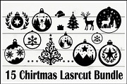 15 Christmas Laser Cut Bundle, a Graphic by jahid234 (Thumbnail 1 of 12)