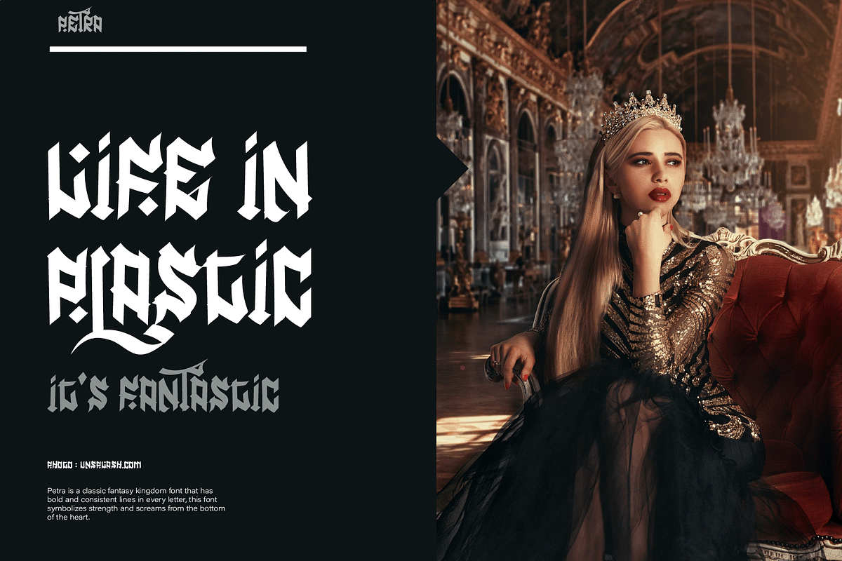 Petra Font, a Blackletter Font by Phoenix Dungeon (Photo 4 of 9)