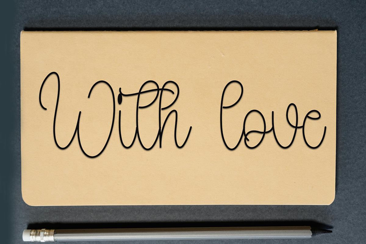 Sweet Valentine, a Handwritten Font by InermediaSTUDIO (Photo 7 of 8)