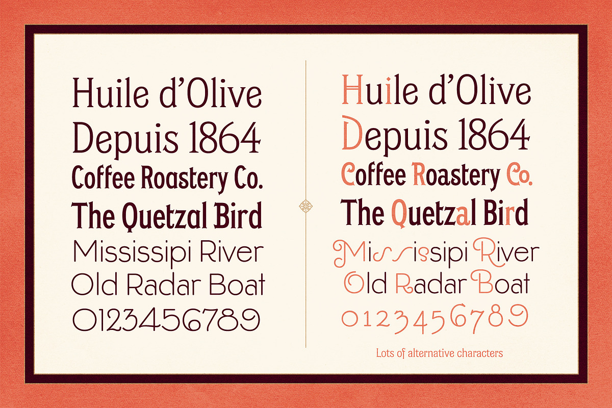Classic Fonts & Illustration Bundle, a Font by Heritage Type Co. (Photo 9 of 12)