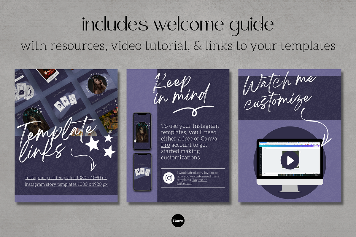 Spiritual Instagram Post Templates, a Social Media Template by Made by Melody (Photo 4 of 6)