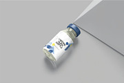 Vaccine Glass Bottle Mockups, a Product Mockup by megostudi0 (Thumbnail 4 of 7)