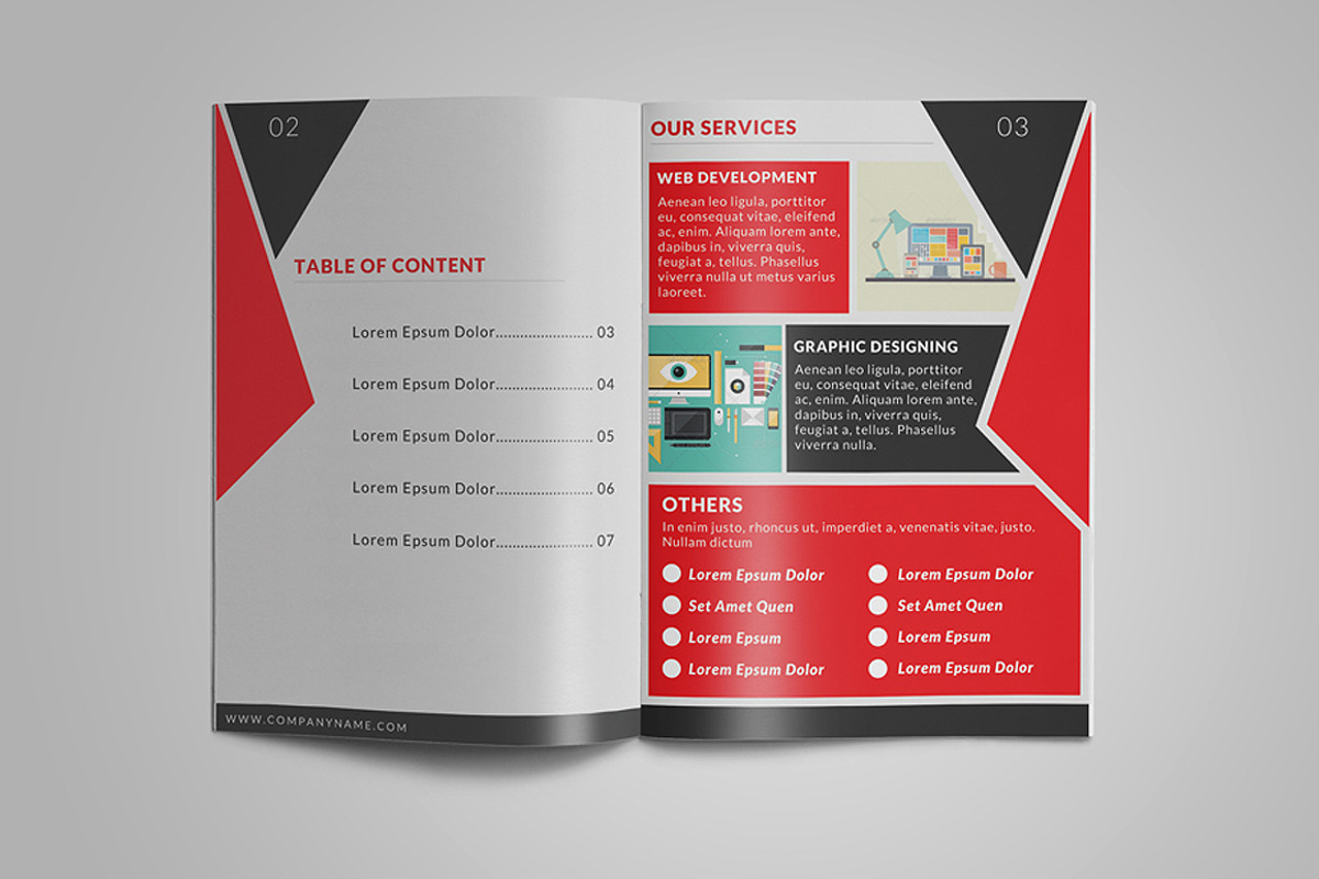 8 Page Corporate Bifold Brochure, a Brochure Template by WonderShop (Photo 2 of 4)