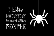 Creepily Crawling Halloween Font, a Serif Font by Dancing with Ink (Thumbnail 6 of 21)