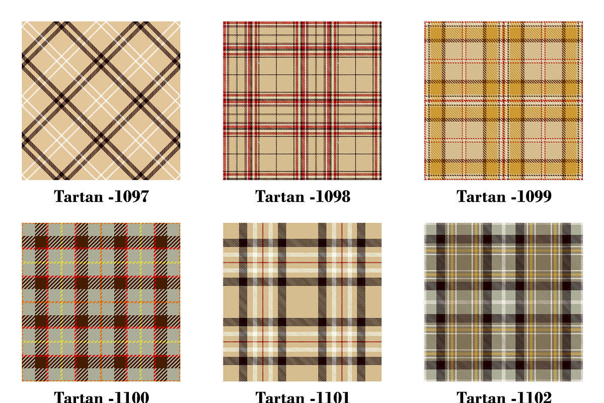 Seamless Tartan Pattern. Part–81, a Pattern Graphic by Vectorchoice
