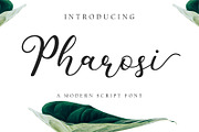 Pharosi Modern Script Font, a Script Font by YdhraStudio (Thumbnail 2 of 7)