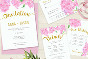 Pink Lilac Watercolor Wedding Suite, a Stationery Template by Love Design (Thumbnail 2 of 14)