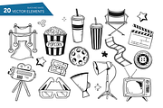 CINEMA, an Object Illustration by Shmakova Art (Thumbnail 3 of 9)