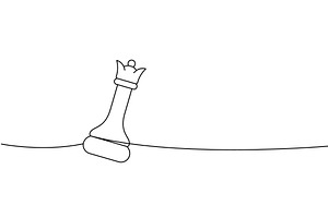minimalist line art of a tilted, an Illustration by GraphiShop