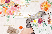 Autumn watercolour bouquets, an Education Illustration by LABFcreations (Thumbnail 4 of 5)