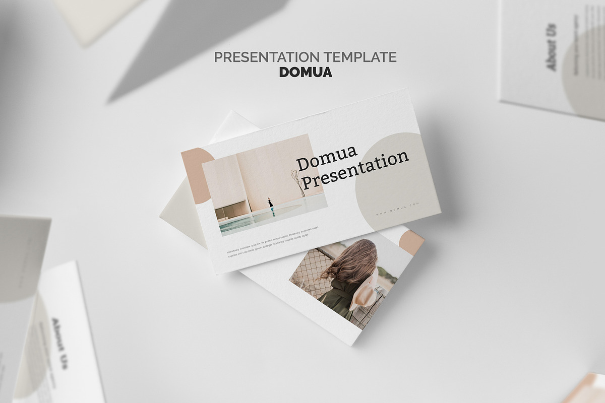 Domua : Talent Agency Powerpoint, a Presentation Template by Punkl Camp (Photo 1 of 9)