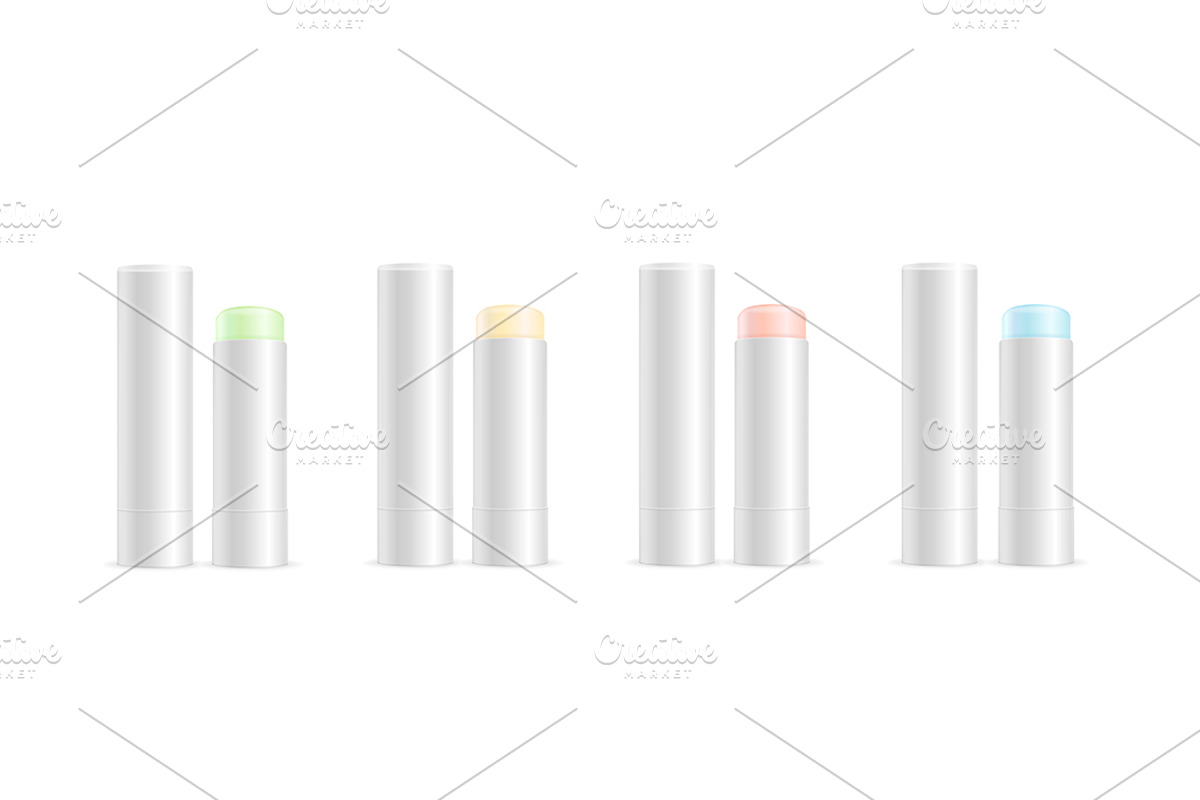 Hygiene Lipstick Mockup Template, an Object Graphic by Vector and Templates (Photo 2 of 3)