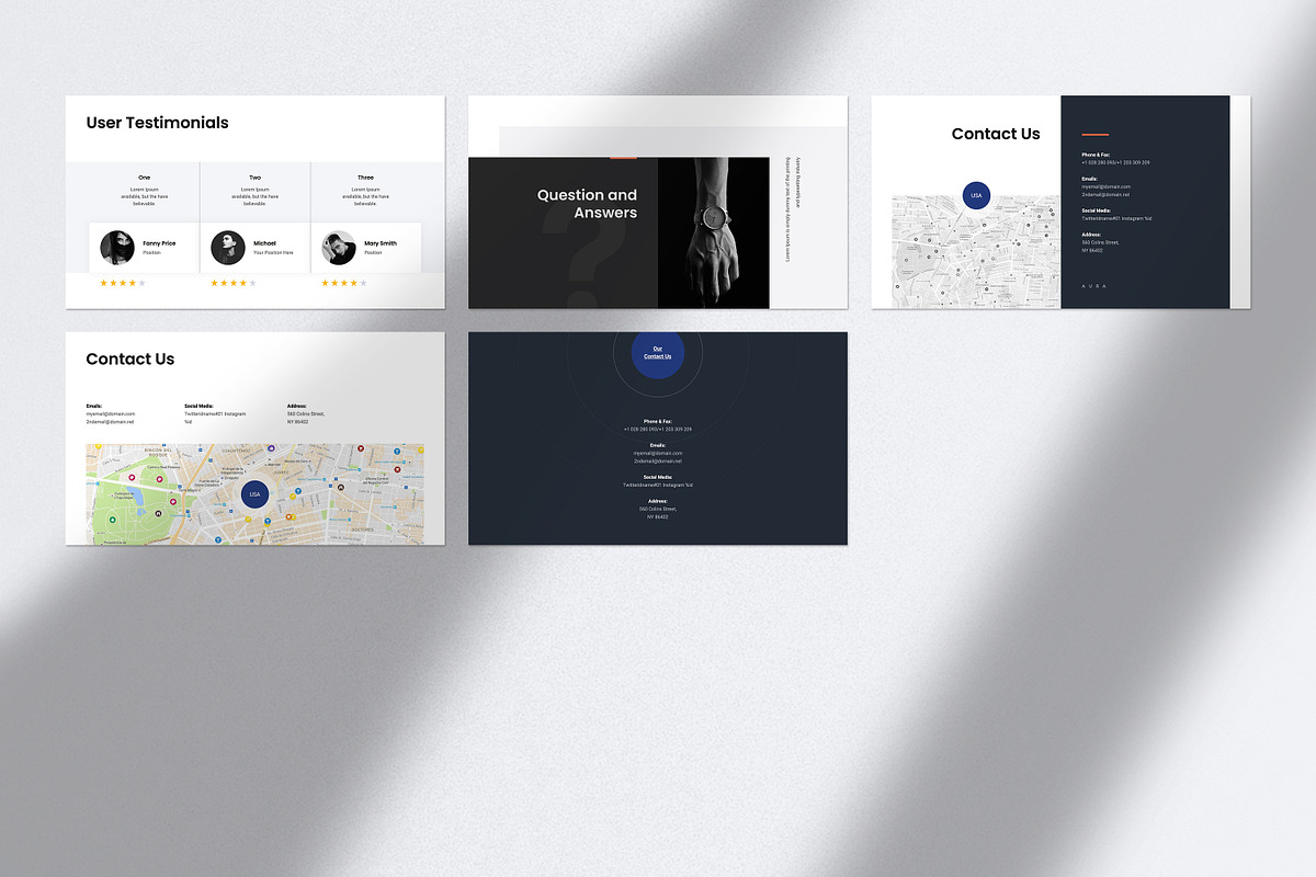 AURA | Pitch Deck Presentation, a Presentation Template by GoldenPixelStudio (Photo 27 of 28)