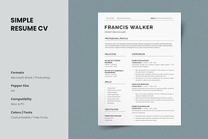 Resume/CV