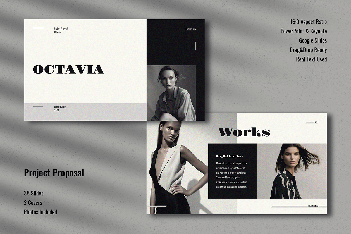 Octavia - Proposal Template, a Presentation Template by SlideStation (Photo 1 of 11)