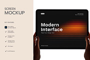 Modern Tablet Screen Mockup, an iPad Mockup by graphypix (Thumbnail 2 of 4)