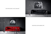 Leather Sofa Canvas Print Mockup, a Household Mockup by creatsy5 (Thumbnail 5 of 6)