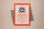 Holiday Party Invitation, an Invitation Template by VectorVactory (Thumbnail 2 of 3)