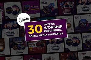 Worship Experience Flyer Bundle (30)