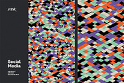 Social Media Vector Backgrounds V 02, a Background Graphic by dvtchk (Thumbnail 8 of 10)