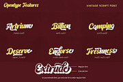 Glowing Midnight, a Script Font by Vintage Division (Thumbnail 8 of 10)