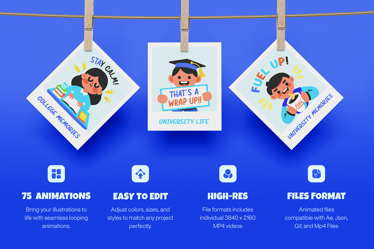 Animated College and University, an Emoji Icon by Prosymbols (Photo 2 of 4)