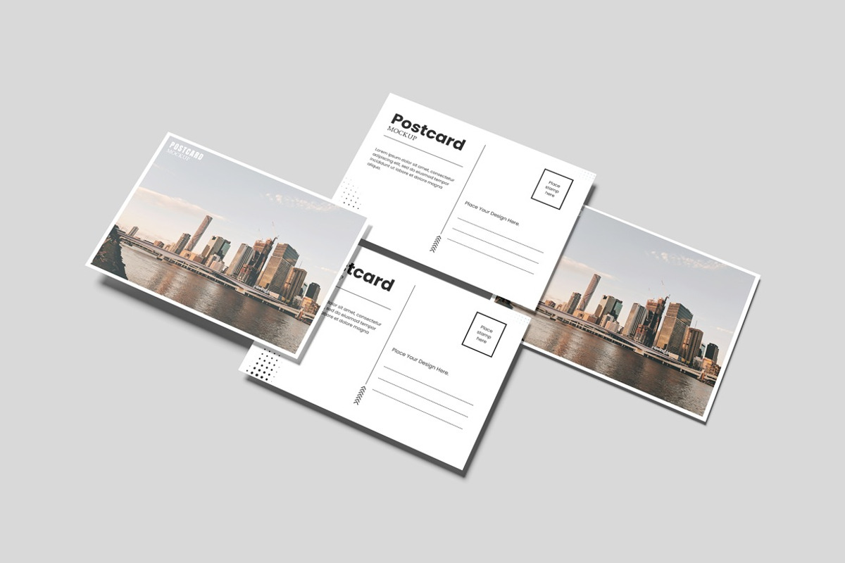 Postcard Mockup, an Advertising Mockup by GraphicWindow (Photo 3 of 6)