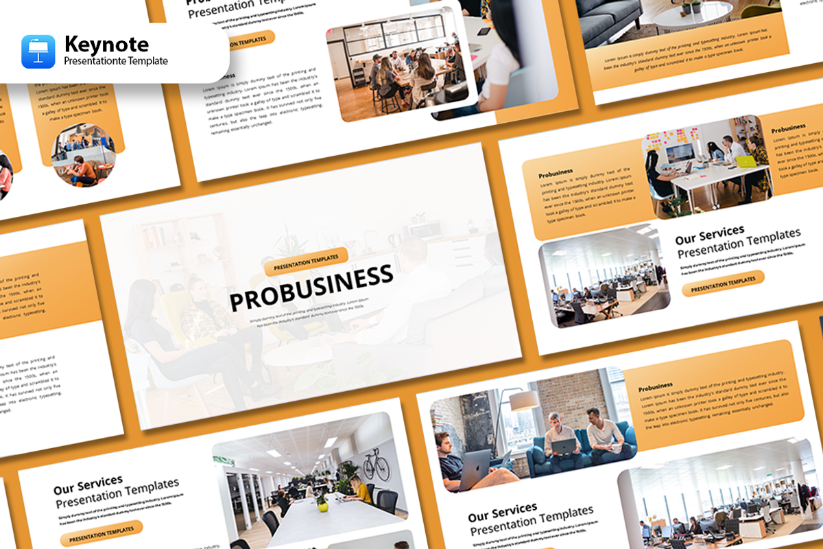 PROBUSINESS - Keynote Template, a Presentation Template by artchiles_design (Photo 1 of 4)