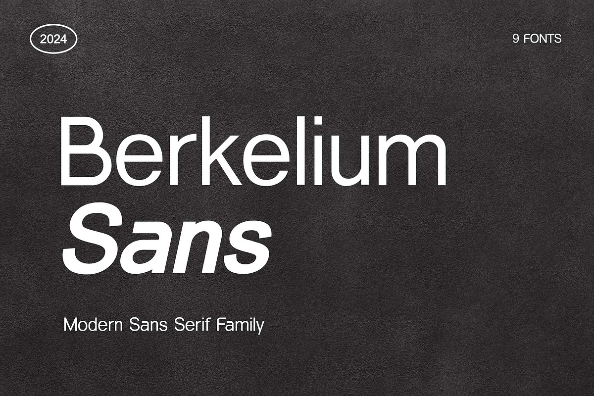 Berkelium Sans Modern Sans Serif, a Sans Serif Font by UICreative (Photo 1 of 13)